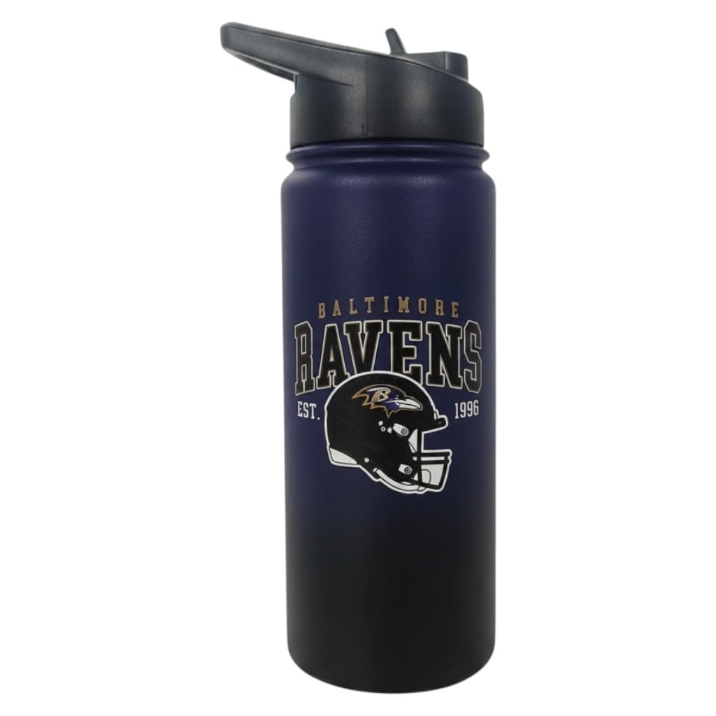 Proformance Home NFL Baltimore Ravens ProFlip Vintage Arch 20oz Stainless Steel Water Bottle