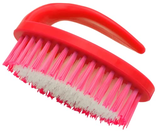 Image of The Kosher Cook Meat Red Dish Brush, Dishwashing and Kitchen Cleaning and Scouring, Easy Grip Handle, Gentle Bristles, Color Coded Home and Kitchen Accessories