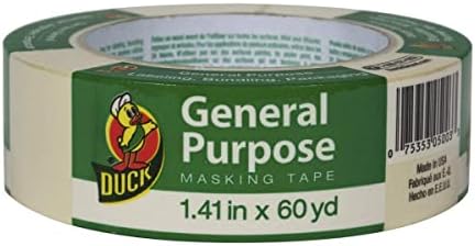 Duck Professional Painter's Tape – 1.88 Inch X 60 Yards, Beige, Clean Removal For Up To 3 Days