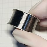 Pure Platinum Metal Wire, Research Grade 99.99% High Purity Pt, Diameter 0.1mm, AWG 38, Length 1cm, 0.0328 Feet for Flame Reaction Test, Electrophoresis, Cell Electrode and Catalyst
