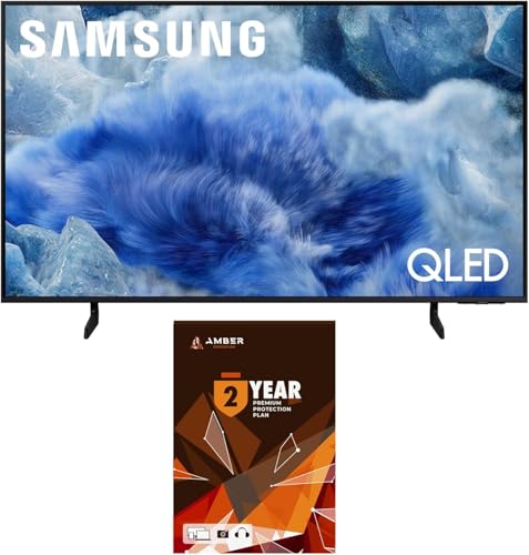 Samsung QN50Q8FAAFXZA 50 Inch Class QLED Q8F 4K Vision AI Smart TV with 2 Year Amber Protection Plan (2025)