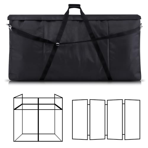 Teenyyou DJ Facade Booth Carrying Bag 4'x2'x5 Heavy Duty DJ Table Panel Gear Bag Case with Foam...