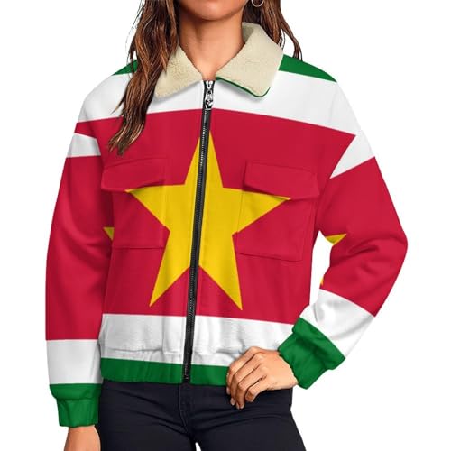 Veste Polaire Femme Contre le Froid Manteau Ample Poche Zippée