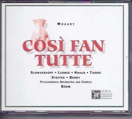Pochette de Mozart: Cosi Fan Tutte (Opera Buffa in 2 Acts)