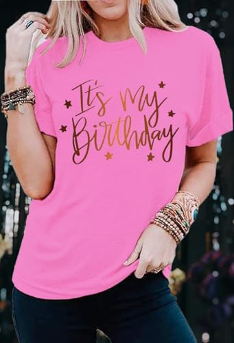 Image of Happy Birthday Shirts for Women Cute My Day My Way Birthday Girl T Shirt