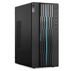 Lenovo Ideacentre Gaming 5 17ACN7 - Computer desktop (AMD Ryzen 5 5600G, 8 GB RAM, 512 GB SSD, NVIDIA GeForce RTX 3050-12 GB, Windows 11 Home) Tastiera AZERTY (Francese) e Mouse USB, colore: Nero