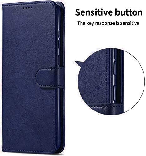 Image of TOUCCH Flip case for iQOO Z9s 5G| Leather Finish Cover & Flexible Stand Design | Card and Money Pocket | Blue