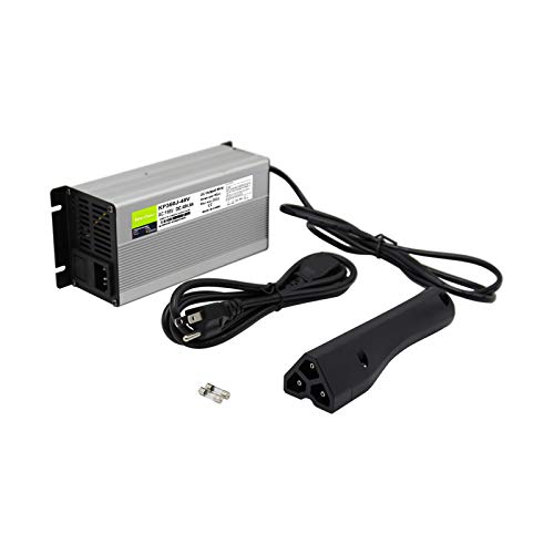 Replacment Golf Cart Battery Charger 48V 6Amp For 48 Volt Ez-Go Ezgo Rxv/Txt With Rxv Plug 3 Prong Connector #TOP1