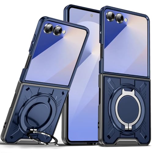 Coque Samsung Z Flip 7 Asuwish bleu protection integrale