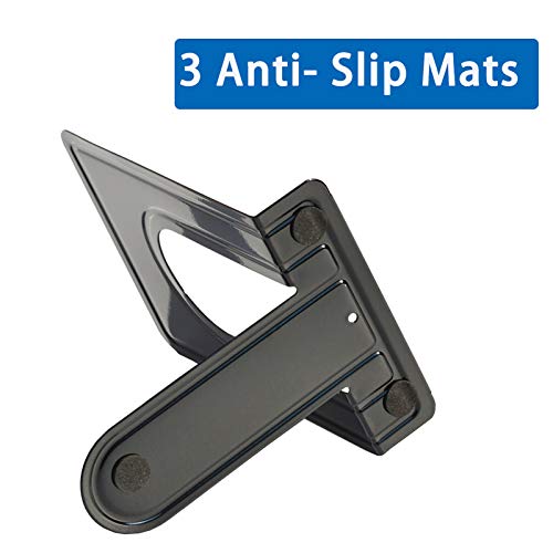 image for COLOGO Metal Book Ends for Shelves, Book Shelf Holder Home Decorative,