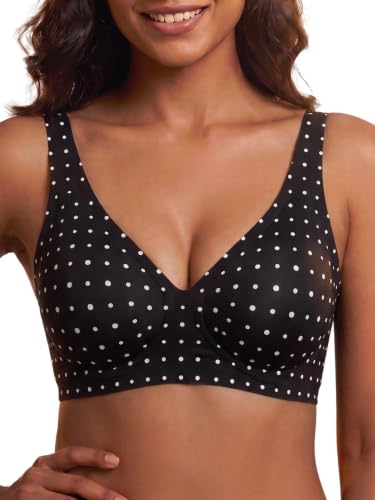 Image of JellyLift Seamless Wireless Jelly Bra for Women | No Underwire, Deep V Invisible T-Shirt Bra | 360 Jelly Support, Adjustable Straps | S-3XL