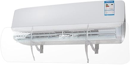 Air Conditioner Deflector for Wall Mounted Air Conditioner,Air Deflector,Universal Air Conditioning Deflector,PVC Transparent,Light Weight,Prevent Cold/Hot Air from Blowing Directly to Body,90cm