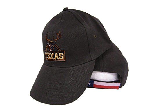 Gorra bordada State of Texas Hunting Deer Season oliva miniatura 1