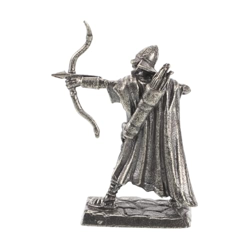 POPETPOP Statuette Médiévale de Chevalier Décoration de Bureau Table Miniature de Collection Style Historique Cadeau pour Fête