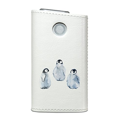 glo グロー グロウ 専用 レザーケース レザーカバー タバコ ケース カバー 合皮 ハードケース カバー 収納 デザイン 革 皮 ペンギン かわいい 動物 014775
