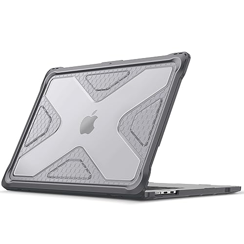 Funda para MacBook Air 15 M4 M3 M2 en gris con carcasa TPU de cuerpo entero
