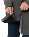 VAUDE Damen Mantel Tinshan Coat III, moderner Wollmix-Mantel mit weichem Fleece-Innenfutter, iron, 36