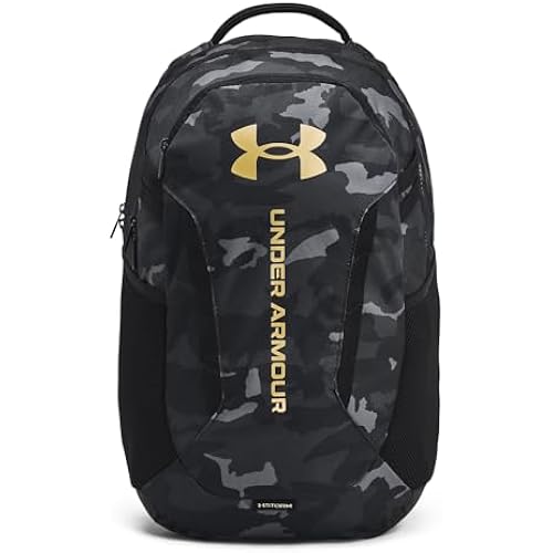 Under Armour Unisex Hustle 6.0 Backpack, 001 BLACK, OSFM