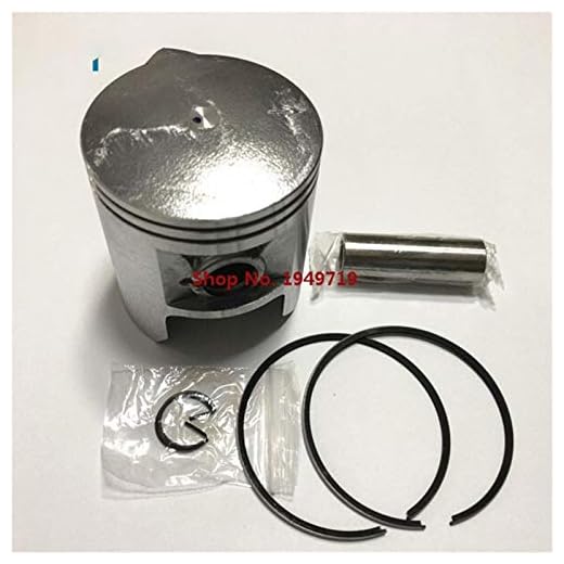 KOLVRING Motorcykel TS185 Kolvkit med kolvring 64mm borrning 16mm kolv Pin Fit för Suzuki 2 Stroke 185CC TS 185 Motordelar (Color : STD 50)