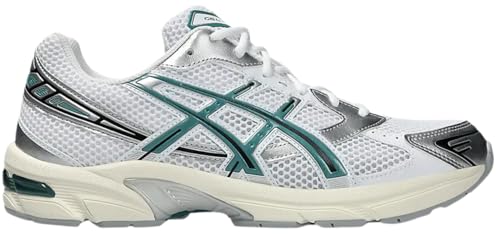 ASICS Unisex GEL-1130 SPORTSTYLE Shoes, 8.5, WHITE/RAINY LAKE