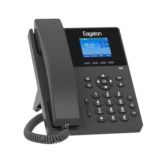 image for Eagaton T52P Business IP Phone with 2.4-inch Color Display, 2 SIP Line