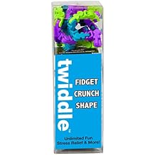 Twiddle Fidget Toy in Multiple Colors, Over 2 of Fun Novelty, Blue, Green and Purple