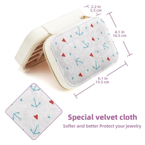 Caja de viaje de terciopelo azul para collares: dile adiós a los enredos 6