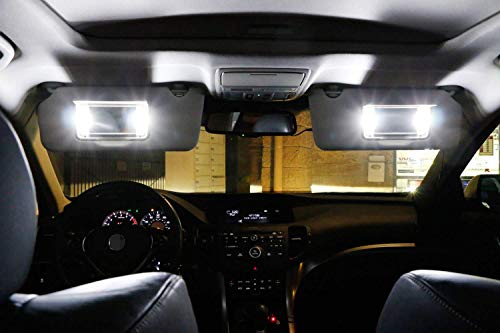 image for iJDMTOY 4pcs Extremely Bright 9-SMD 29mm 6614 Replacement Bulbs Compat