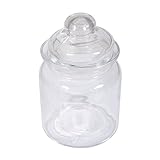 Diamètre : 8 cm Rayher 46049000 Pot en verre avec couvercle en verre Ø 8 cm 12,5 cm 280 ml