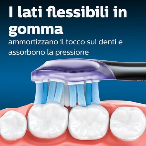 Philips Sonicare HX9052/33 Pack da 2 Testine di Ricambio G3 Premium Gum Care, con RFID e Tecnologia Adaptive, Per Gengive Sane, Nero - Immagine 3