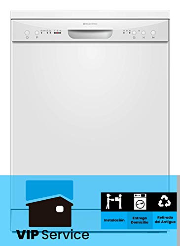 LAVAVAJILLAS MILECTRIC LPL-306 Blanco (A+, Control Electronico, Independiente) INSTALACION INCLUIDA