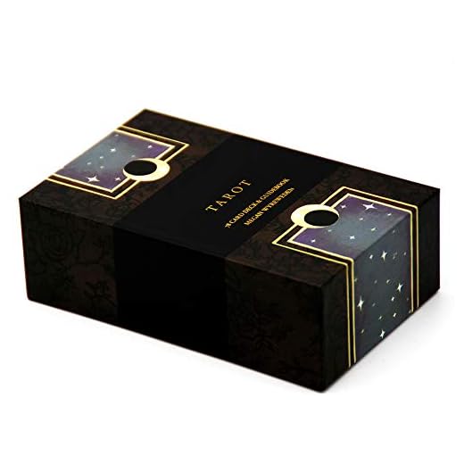 sakulala Tarotkortsset, 78 tarotkort däck engelsk version kort brädspel tillbehör för nybörjare och erfarna läsare
