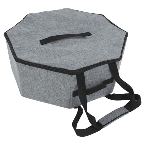 PRETYZOOM Large Hat Storage Bag for Travel Cowboy Hat Box Portable Foldable Cap Organizer
