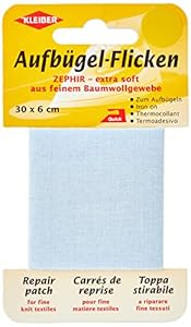 Kleiber 30 x 6 cm Aufbügelflicken Zephir
