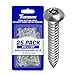 #10 x 1-1/2" Button Head Torx Security Sheet Metal Screws Stainless Steel Tamper Resistant, Qty 25 Number 10 Size x 1-1/2" Length By Fastenere