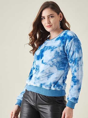 Image of Modeve Self Design Round Neck Casual Women Sweater||Winterwear||