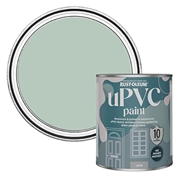 Rust-Oleum Green uPVC Door and Window Paint In Satin Finish - Leaplish 750ml