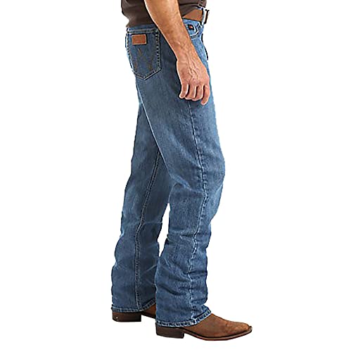 Wrangler Men's 20X Competition Relaxed Fit Active Flex Thundercloud Wash Jeans2