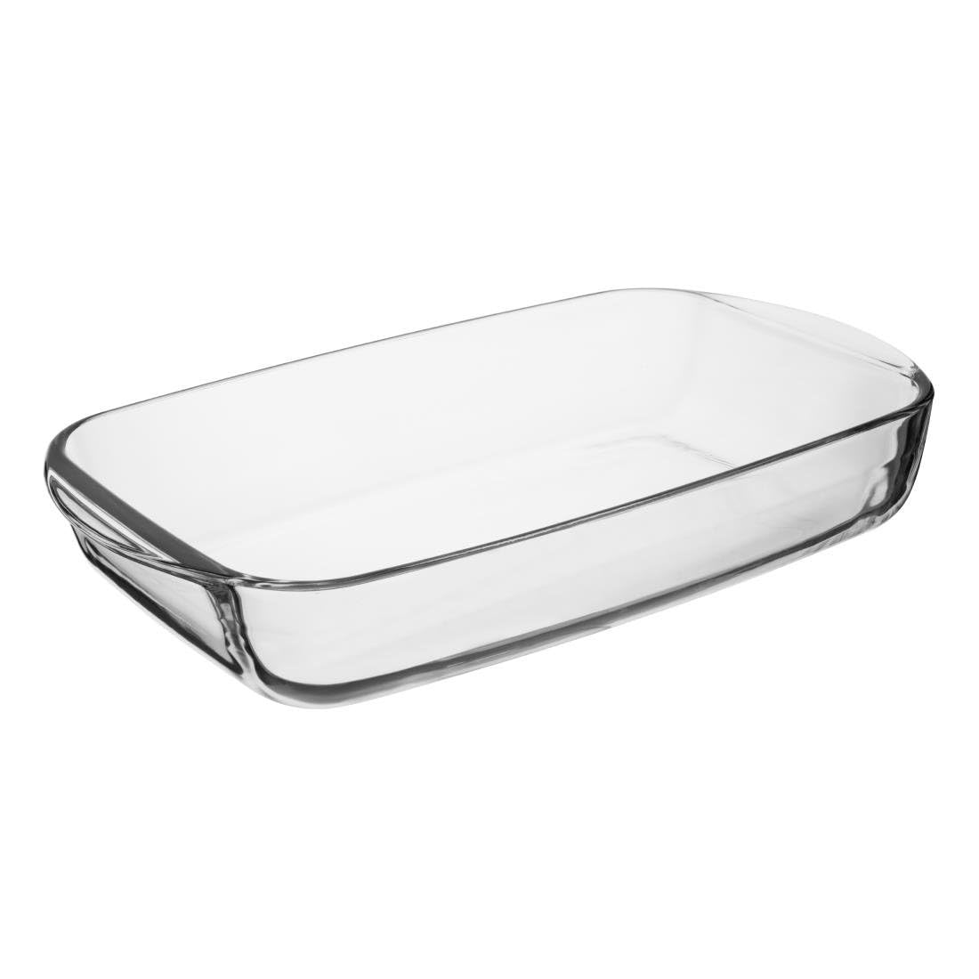 Plat en verre rectangulaire 3,6 l grand récipient de cuisson four