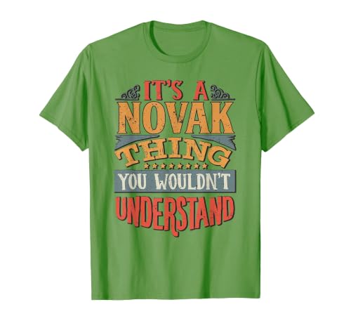 Novak Name T-Shirt, Men, Grass Green, Small