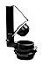 Cato 4700084 11.25 x 5.88 in. Plastic Flush Valve - Black