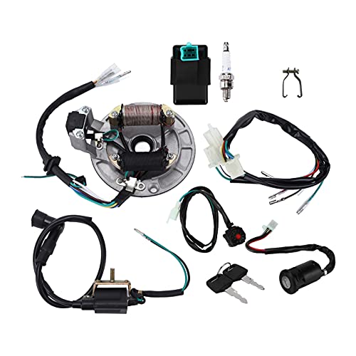 Aramox Kit de interruptor de ignição de 5 pinos CDI Box A7TC bobina de ignição magnético para estato