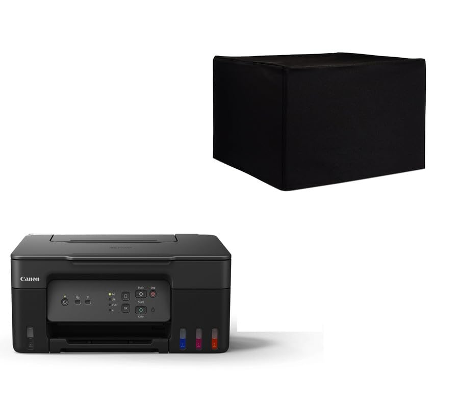 JeJos Printer Dust Cover Case Compatible with Canon PIXMA G3770 BK All-in-one (Print, Scan, Copy) WiFi Inktank Colour Printer - Black (B0CCJLSMNV) Amazon Price History, Amazon Price Tracker