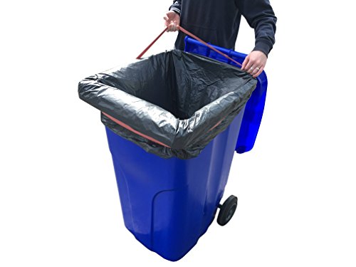 TAP France 0001533 Sangles pour Conteneur à Déchets, 120L/360L, Rouge, Lot de 10 Cover