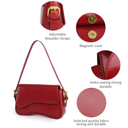 Image of PU Leather Tote Bag for Women with 2 Removable Straps and Zipper Closure