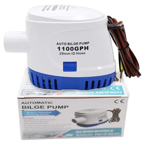 AIRTAK 1100GPH Automatic Bilge Pump 12V