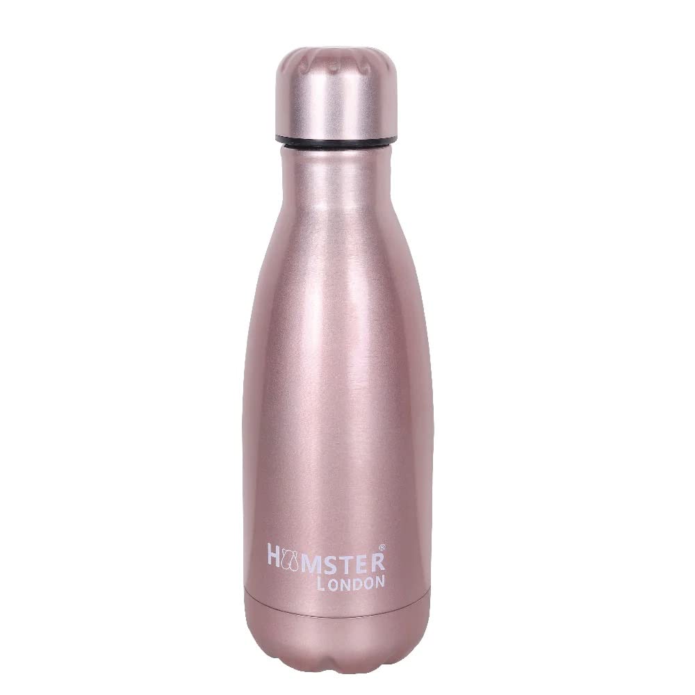 HAMSTER London Hype Neon Stainless Steel Insulated Water Bottle | Thermos Hot & Cold Flask Bottle 350ML | Food Grade & BPA...