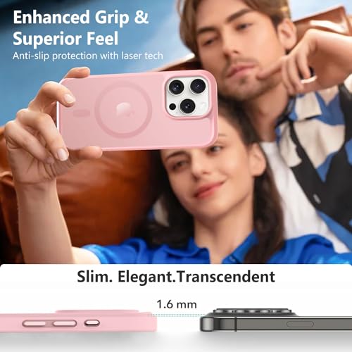 Image of MOCCA Magnetic Shockproof for iPhone 14 Pro Case,Pink