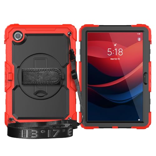 Coque Lenovo K11 Gen 2 rotative pour le travail nomade avec dragonne