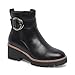 Blondo Women's Dagger Waterproof Boot, Black Leather, 8.5